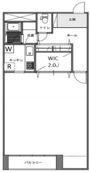 イースト六本木ビル605 間取り図