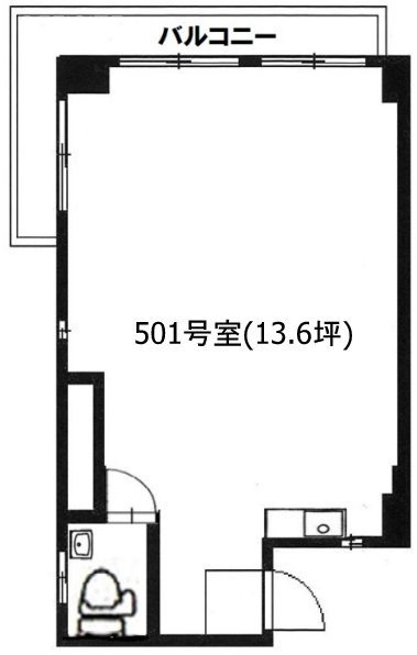 第一原嶋ビル501 間取り図