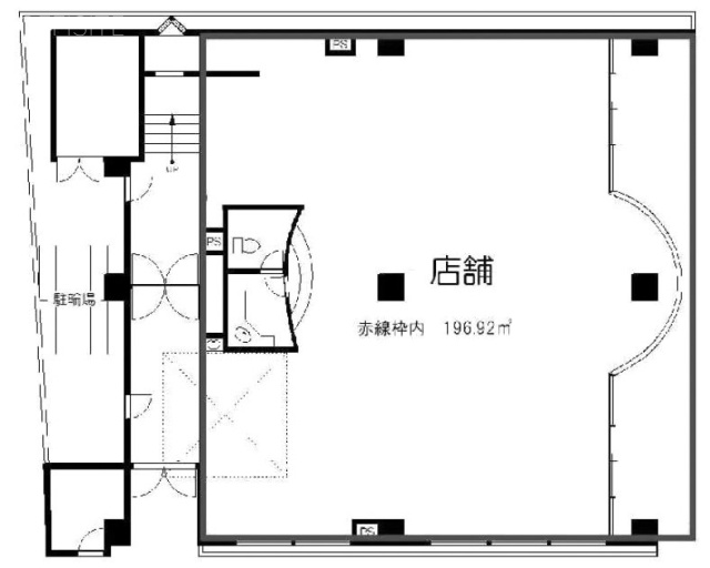 サンシティカネコ1F 間取り図