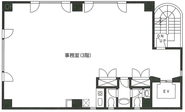 DJK人形町ビル3F 間取り図