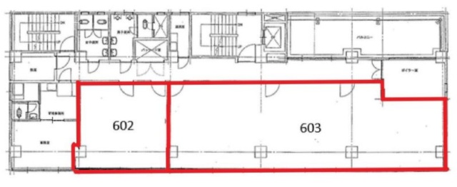 ビーエム兜町(共同千代田橋)ビル602 間取り図