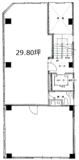 門前仲町セレストビル2F 間取り図