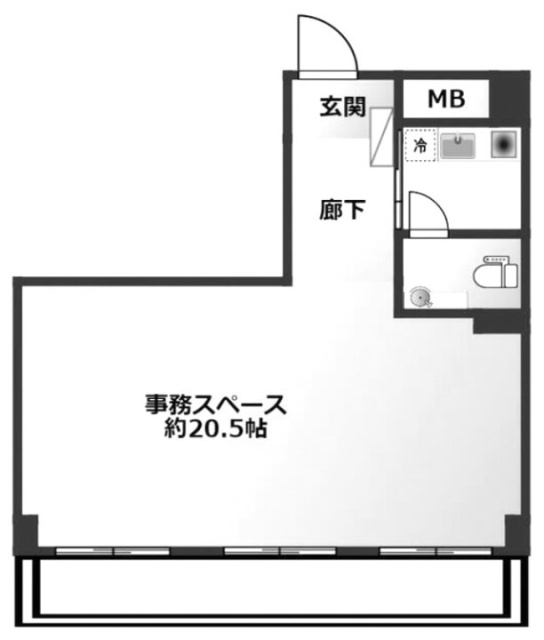 飯田橋ハイタウン635 間取り図