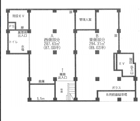 三福ビルA 間取り図