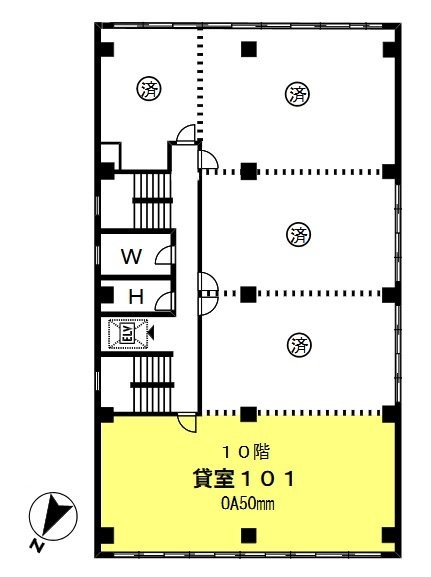 芝信神田ビル101 間取り図