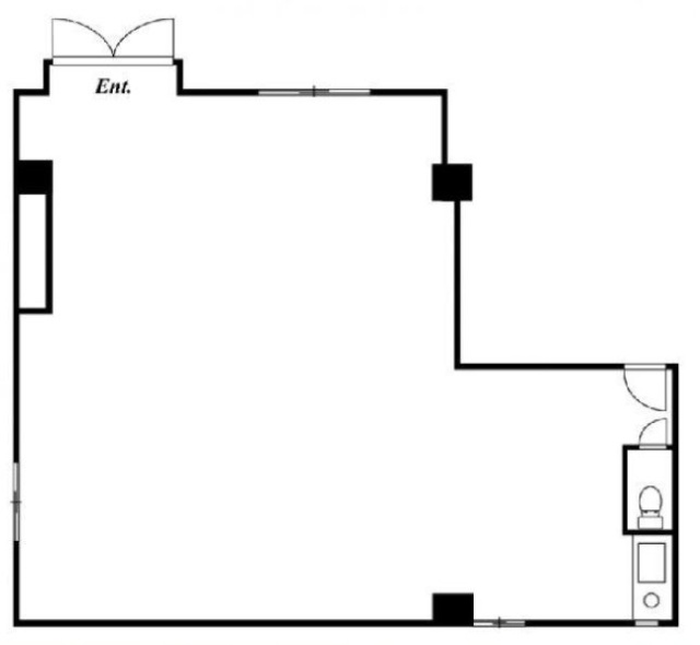 三保ハイム1F 間取り図