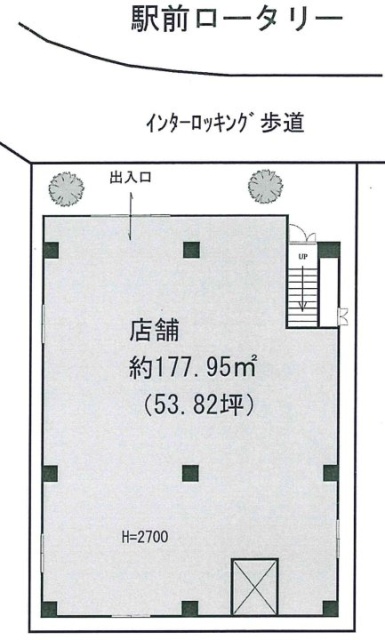 オリジナルテビル1F 間取り図