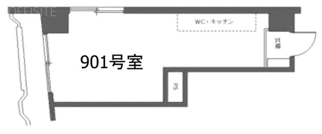ビスハイム池袋901 間取り図