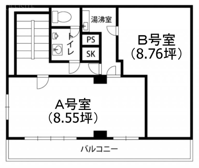 都第1ビルB 間取り図