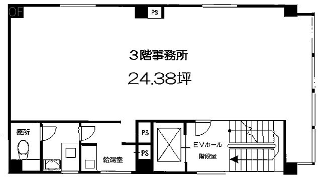 大塚ビル3F 間取り図