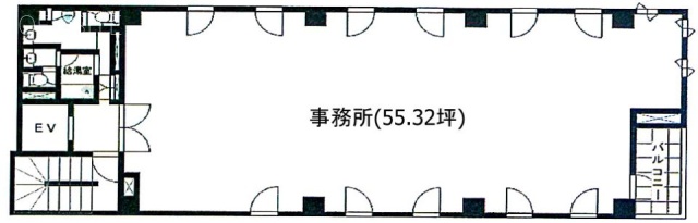 武蔵小杉三枝ビル6F 間取り図