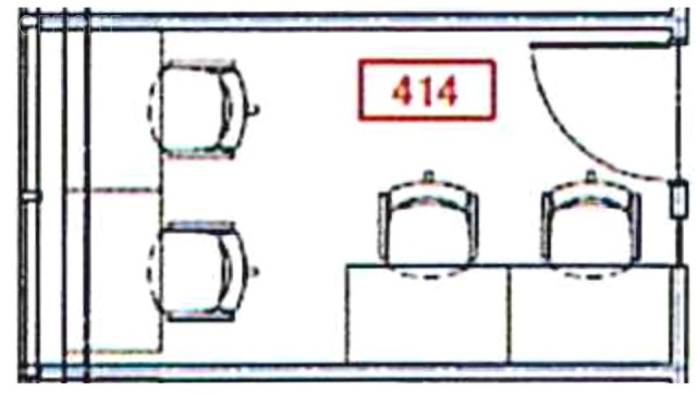 GYB秋葉原(秋葉原南ビジネスセンター)414 間取り図