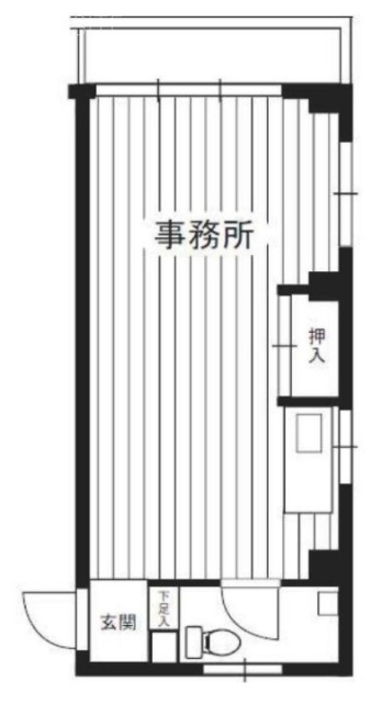 ナカヤビル201 間取り図