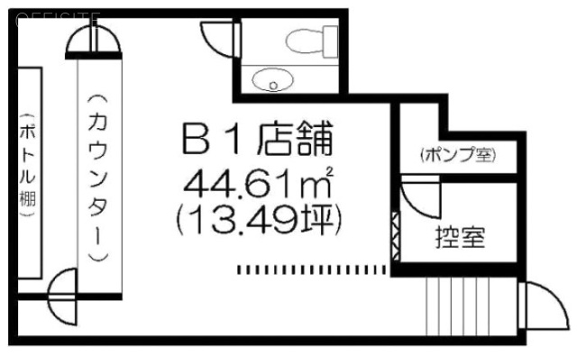 サイレンス新小岩B1F 間取り図