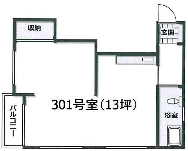 玉上ビル301 間取り図