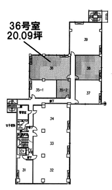 共同青山ビル36 間取り図