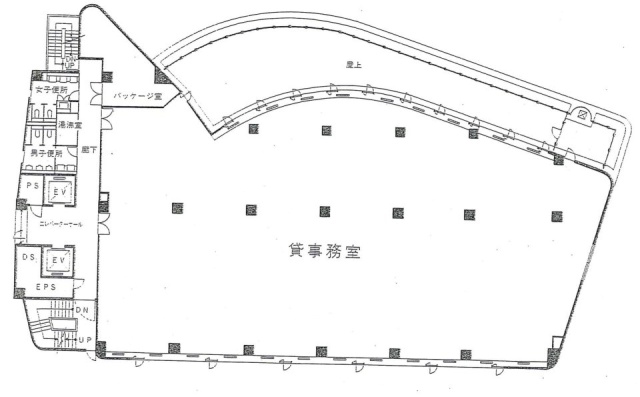 池之端日殖ビル5F 間取り図