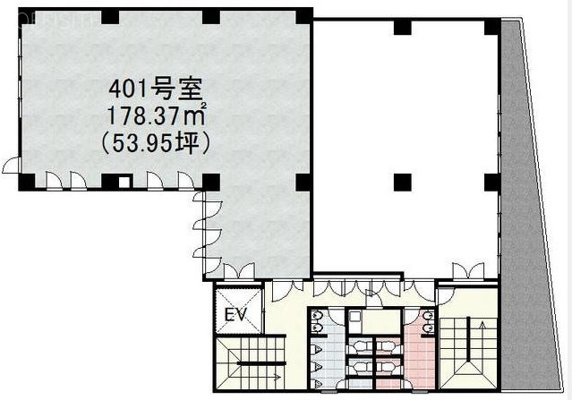 神楽坂升本ビル401 間取り図