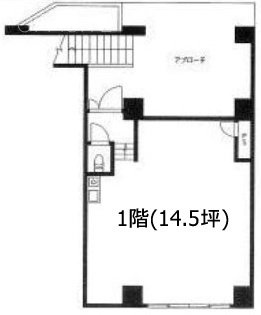 晴和ビル1F 間取り図