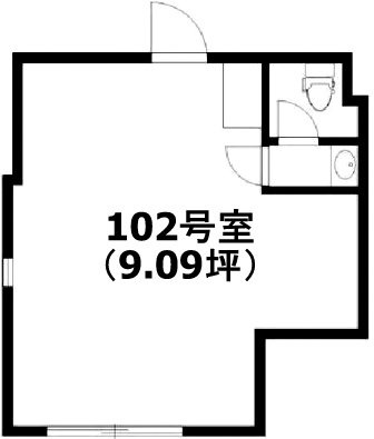 オークラレジデンス北参道102 間取り図