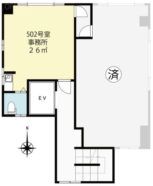 白馬ビル502 間取り図
