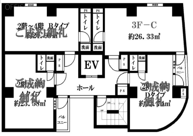 ビジネスゲート葛西ビルC 間取り図
