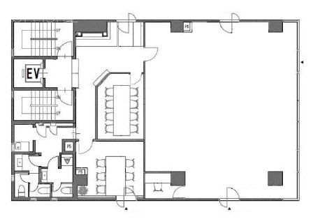 ARC CUBE日本橋本町2F 間取り図