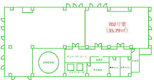 丸多屋ビル701 間取り図