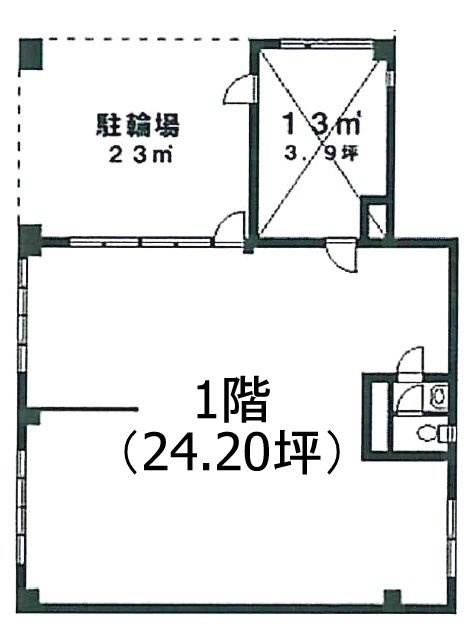 KRT長坂1F 間取り図