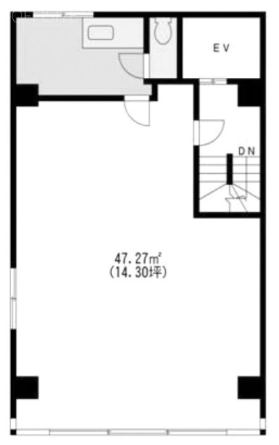 かなめビル4F 間取り図