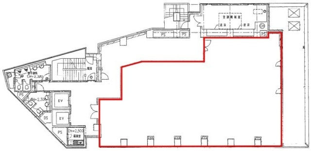 ジブラルタ生命原宿ビル801 間取り図