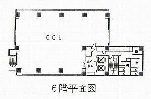 KDX銀座一丁目ビル601 間取り図