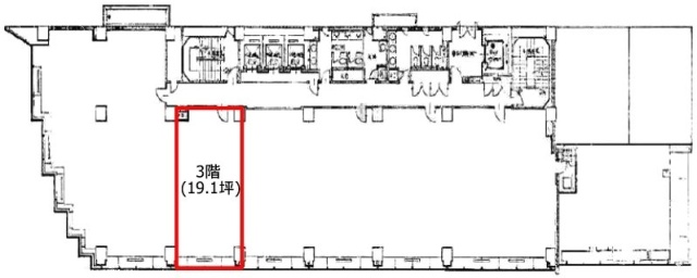 横浜相生町ビル3F 間取り図