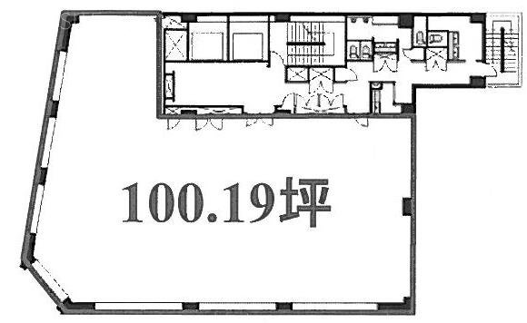 銀座大栄ビル3F 間取り図