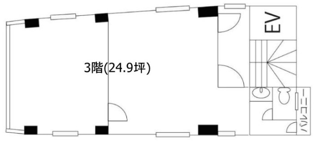 モディビル3F 間取り図