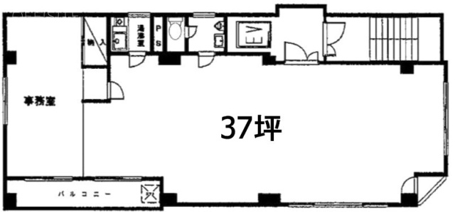 甲山ビル4F 間取り図