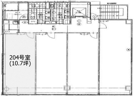 デニス赤坂ビル204 間取り図