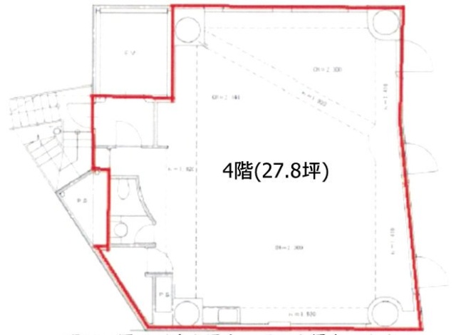 目黒ベガタワー4F 間取り図