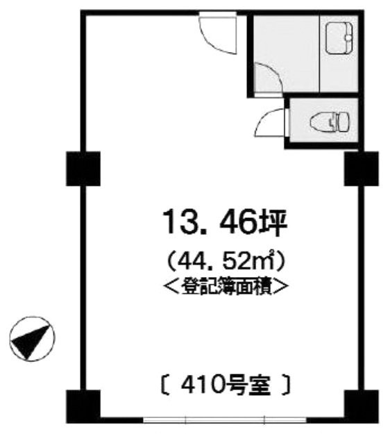 渋谷コープ410 間取り図