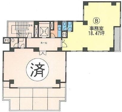 津久井21ビルB 間取り図