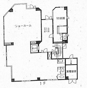 金子ビル1F 間取り図