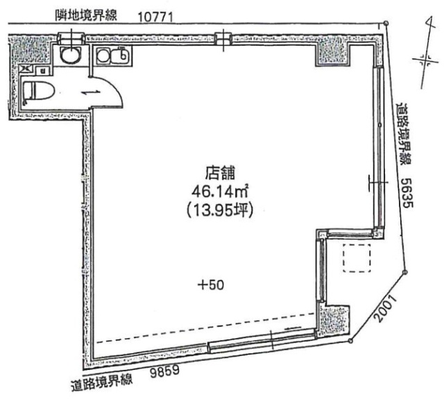 第3サイトウビル1F 間取り図