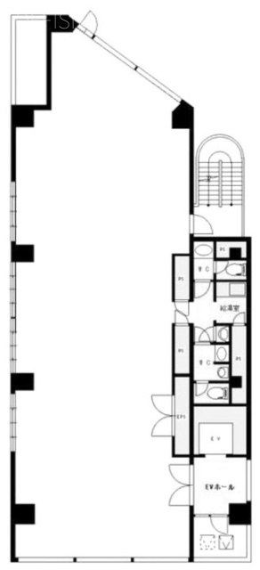 江戸川橋アクセス5F 間取り図