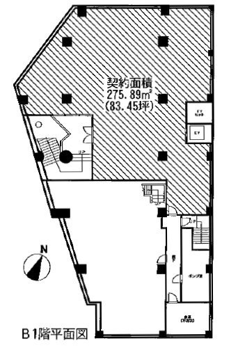 ふどうやビルB1F 間取り図