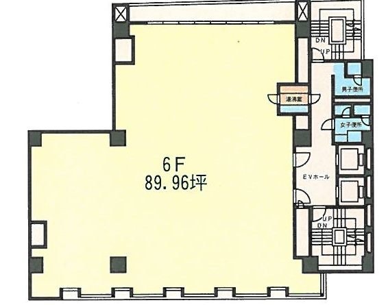 櫻岳(おうがく)ビル6F 間取り図