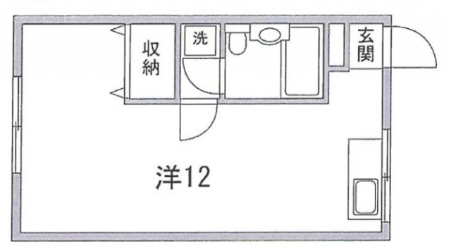 品川山本ビル401 間取り図