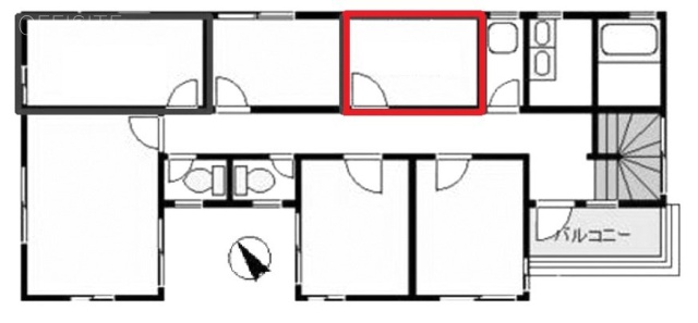 roomーing南青山ハウス2F 間取り図