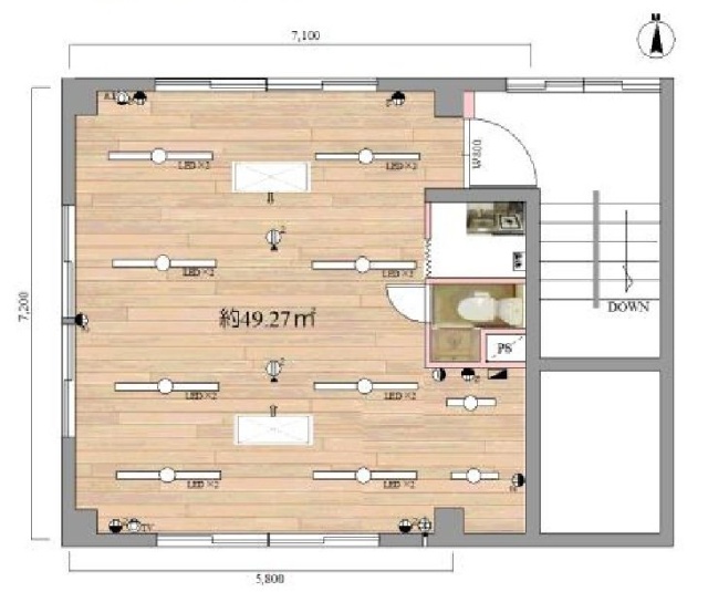 YSビル302 間取り図