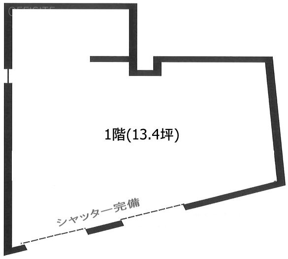 estela(エステラ)ビル1F 間取り図