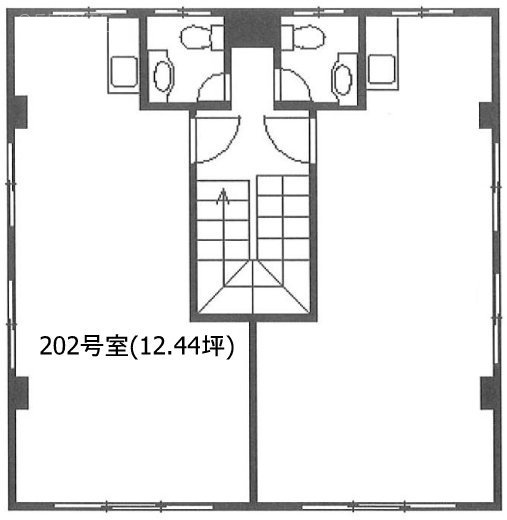 万葉ビル202 間取り図